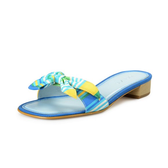 Unisa Women's Multicolor Heeled Flip Flops Sandals Shoes - Picture 1 of 8